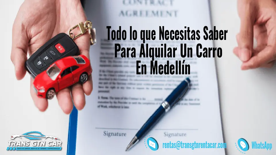 Condiciones para alquiler de carro en medellin